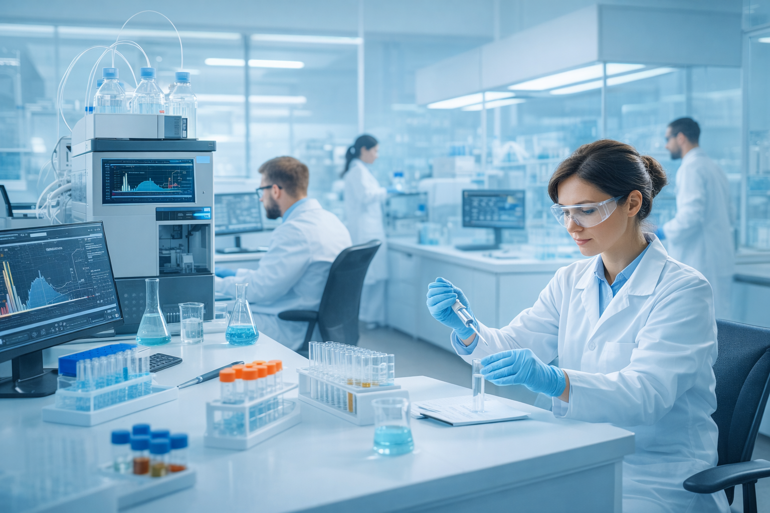 Klinik laboratuvar ortamında LC-MS/MS ve HPLC analiz çalışması